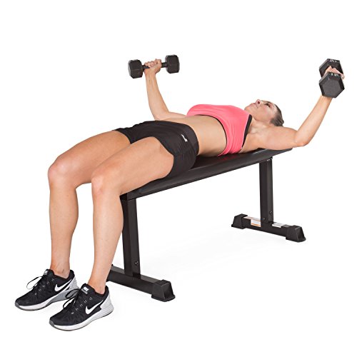 CAP Barbell Black Flat Weight Bench