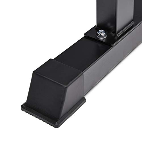 Flat Black Weight Bench by Amazon Basics