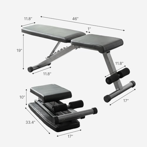 Finer Form 5-in-1 Adjustable Weight Bench