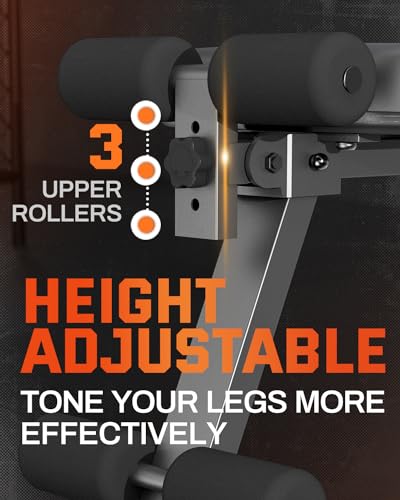 Lusper Foldable Adjustable Weight Bench - 600 lb Capacity