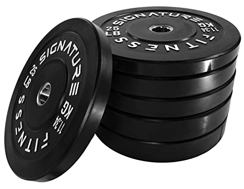 Signature Fitness 210LB Olympic Bumper Plate Set