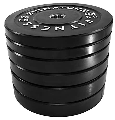 Signature Fitness 210LB Olympic Bumper Plate Set