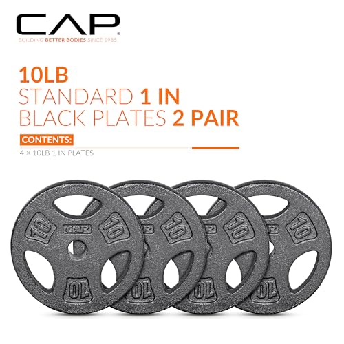 CAP Barbell 10 lb Weight Plates - Set of 4