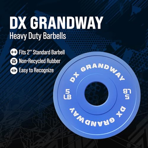 5LB Pair DX Grandway Fitness Olympic Weight Plates