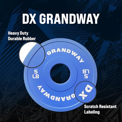 5LB Pair DX Grandway Fitness Olympic Weight Plates