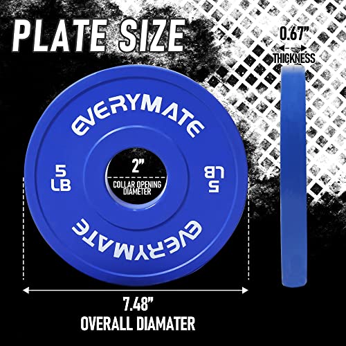 EveryMate 2.5LB & 5LB Fractional Weight Plates Set