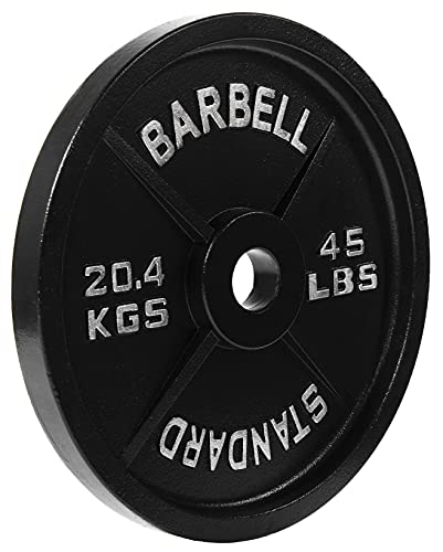 Fitvids 45LB Olympic Cast Iron Weight Plate