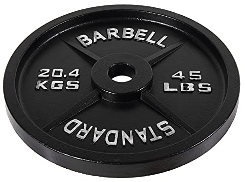 Fitvids 45LB Olympic Cast Iron Weight Plate
