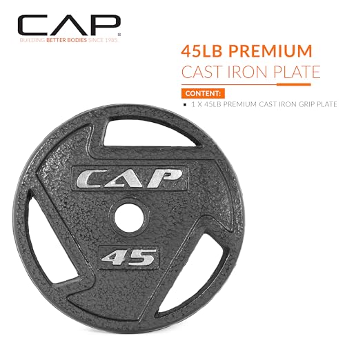 45 lb Olympic Cast Iron Weight Plate