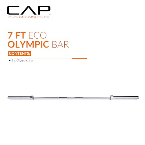 CAP Barbell 7-Foot Olympic Chrome Weight Bar
