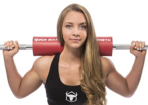 Advanced Squat Pad for Barbell Exercises (Red)
