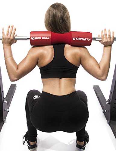 Advanced Squat Pad for Barbell Exercises (Red)