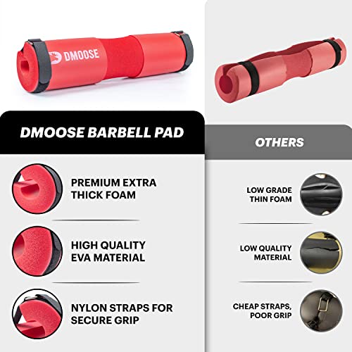 DMoose Non-Slip Barbell Pad for Squats & Lunges