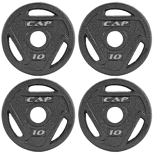CAP Barbell 10 lb Olympic Grip Weight Plate Set