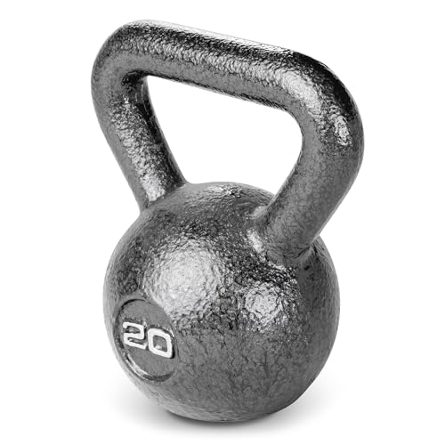 Marcy 20lbs Cast Iron Kettlebell for Home Gym