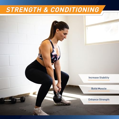 Marcy 20lbs Cast Iron Kettlebell for Home Gym