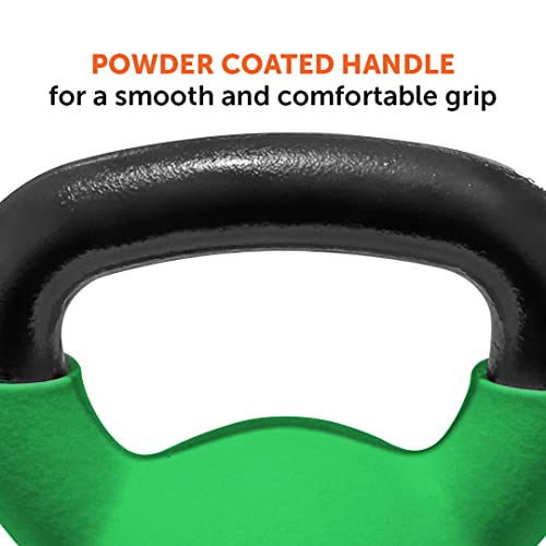 Gymenist 12 LB Kettlebell with Neoprene Coating