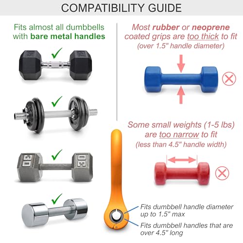 KETTLE GRYP - Converts Dumbbells to Kettlebells