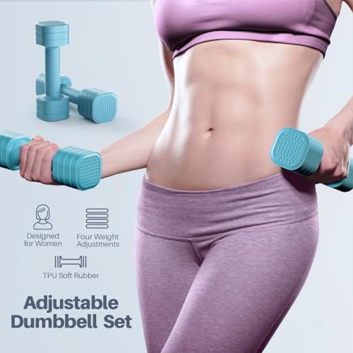 Zempox Adjustable Dumbbell Set for Home Workouts