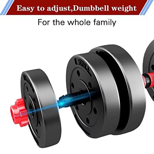 BCBIG 20lb Adjustable Dumbbells Set for Home Gym