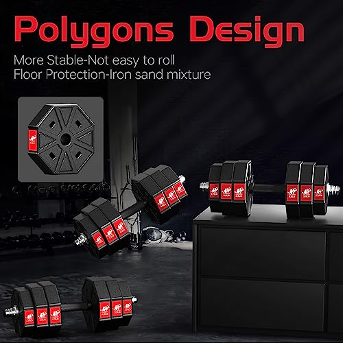 Adjustable 3-in-1 Dumbbell and Barbell Set