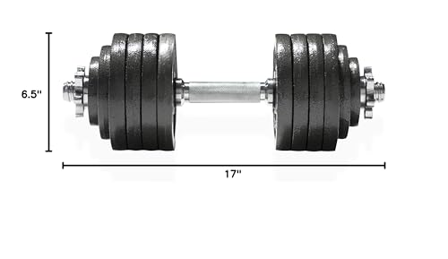 CAP Barbell 52.5-Pound Adjustable Dumbbell Set