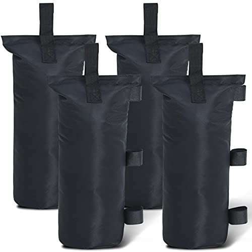 Extra Large Canopy Sand Bags 4-Pack - Black