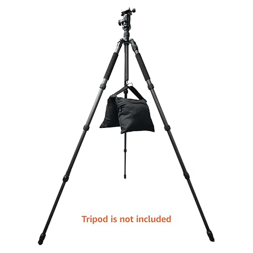 4-Pack Black Empty Sandbags for Light Stands