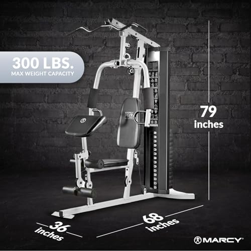 Marcy Dual Function Home Gym with Lat Station