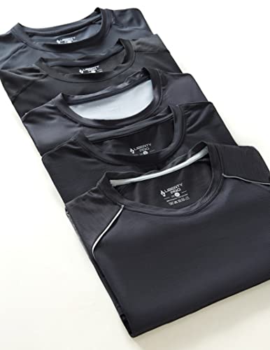 Active Quick Dry Men's Crew Neck T-Shirts Set