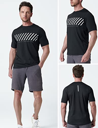 Active Quick Dry Men's Crew Neck T-Shirts Set