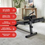 Finer Form Adjustable Sit Up Bench for Ab Workouts