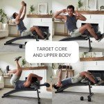 Finer Form Adjustable Sit Up Bench for Ab Workouts