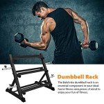 38'' Dumbbell & Barbell Weight Rack with Holders