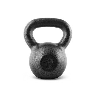 CAP Barbell 30 lb Black Cast Iron Kettlebell