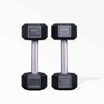 12.5 lb Rubber Hex Dumbbell Pair