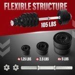 Yes4All Adjustable Dumbbell Set - 47.6 kg