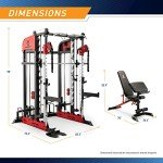 Marcy Pro Deluxe Smith Cage Home Gym System