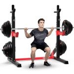 HARISON Adjustable Heavy Duty Squat Rack for Home Gym