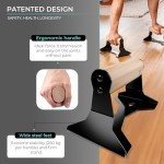 Ergonomic Wooden Parallettes for Strength Training