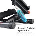 Sunny Health & Fitness Mini Stepper with Resistance Bands