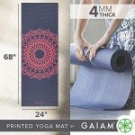 Gaiam Pink Marrakesh Non-Slip Yoga Mat