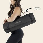 Retrospec Solana Non-Slip Yoga Mat with Strap