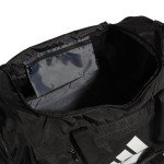 Adidas Defender 4 Medium Duffel Bag, Black/White
