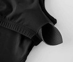 Black Wirefree Padded Sports Bra for Women