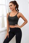 Everrysea Padded Sports Bra for Women - Black