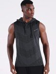 Men's Sleeveless Workout Tanks with Hoodies - 3 Pack