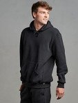 Russell Athletic Men's Black Hooded Pullover Sweatshirt