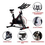 Sunny Health Magnetic Belt Drive Indoor Cycling Bike