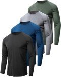 Men's Long Sleeve UV Protection Workout Shirts